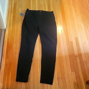 Hudson Blair High Rise Super Skinny Black Jeans Size 30